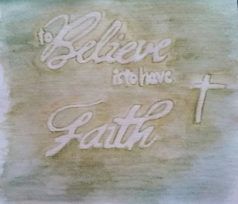 To Believe... Watercolor Magnet